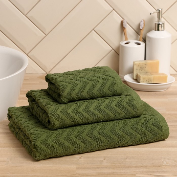 Полотенце махровое LoveLife Zig-Zag, 70х130 см, цвет темная трава, 100% хл, 450 гр/м2
Полотенце махровое LoveLife Zig-Zag, 70х130 см, цвет темная трава, 100% хл, 450 гр/м2