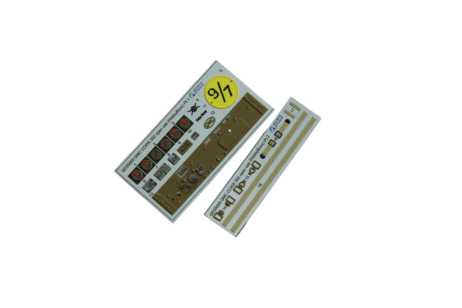3D Декаль интерьера Quinta Studio 1/35 GMC CCKW 352 Open Cab(HobbyBoss)QD35059, Однотонный
3D Декаль интерьера Quinta Studio 1/35 GMC CCKW 352 Open Cab(HobbyBoss)QD35059, Однотонный