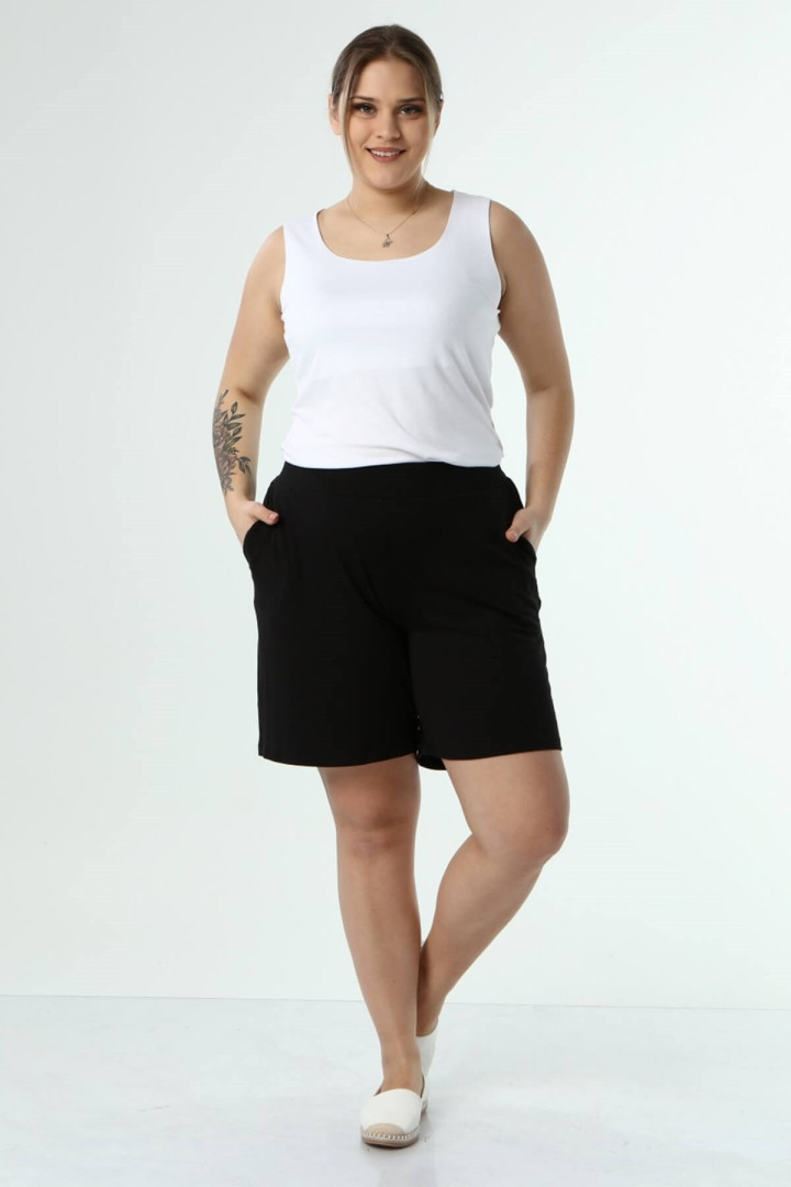 Шорты женские My Line Moda 1385 черные XL (товары доставляются из-за рубежа), Черный, 1385
Шорты женские My Line Moda 1385 черные XL (товары доставляются из-за рубежа), Черный, 1385
