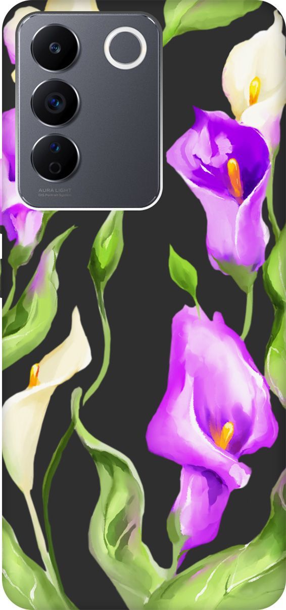 Матовый Soft Touch Чехол на Vivo V27e с 3D принтом "Amazing Callas" черный, Черный;зеленый, 159633
Матовый Soft Touch Чехол на Vivo V27e с 3D принтом "Amazing Callas" черный, Черный;зеленый, 159633