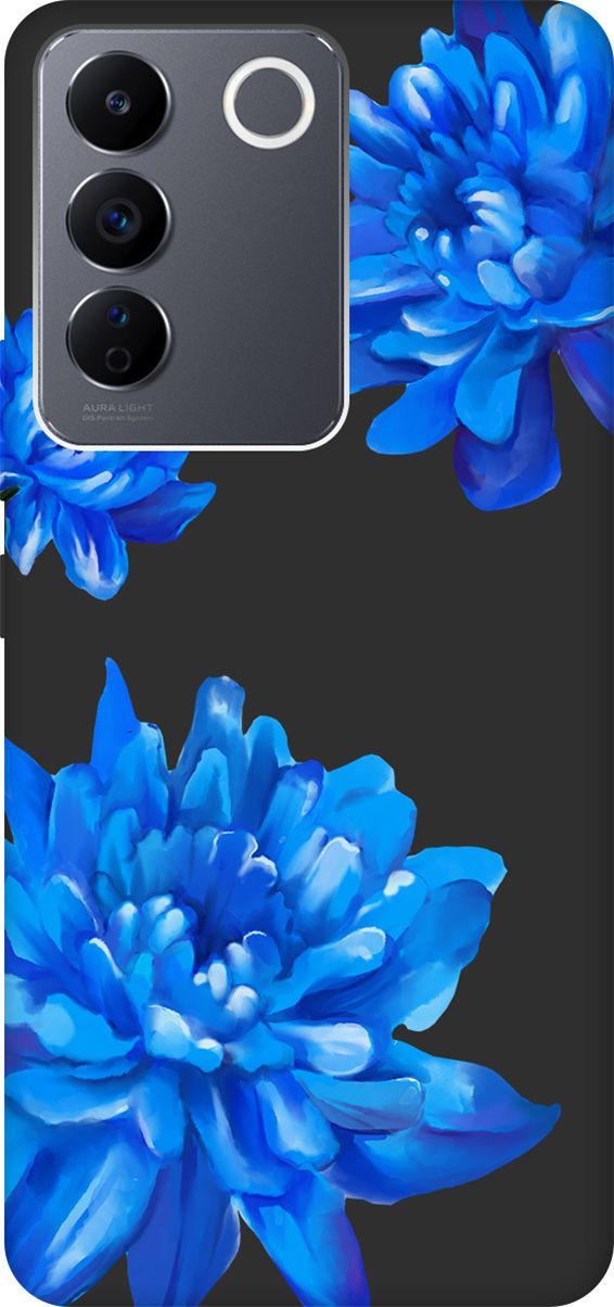 Матовый Soft Touch Чехол на Vivo V27e с 3D принтом "Amazing Asters" черный, Черный;голубой, 159633
Матовый Soft Touch Чехол на Vivo V27e с 3D принтом "Amazing Asters" черный, Черный;голубой, 159633