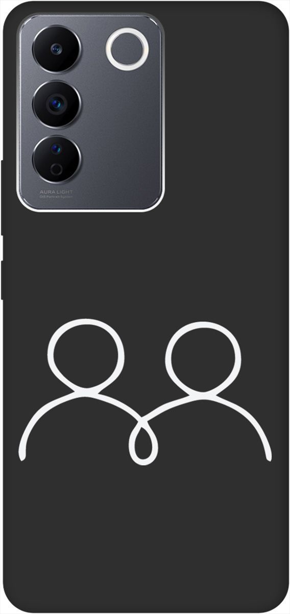 Матовый Soft Touch Чехол на Vivo V27e с 3D принтом "Couple Lines W" черный, Черный;белый, 159633
Матовый Soft Touch Чехол на Vivo V27e с 3D принтом "Couple Lines W" черный, Черный;белый, 159633