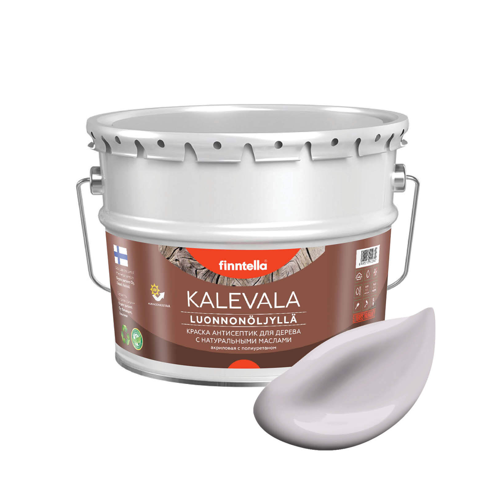 Краска для дерева и деревянных фасадов FINNTELLA KALEVALA, с натуральным маслом и полиурет, Белый, KALEVALA NLC
Краска для дерева и деревянных фасадов FINNTELLA KALEVALA, с натуральным маслом и полиурет, Белый, KALEVALA NLC