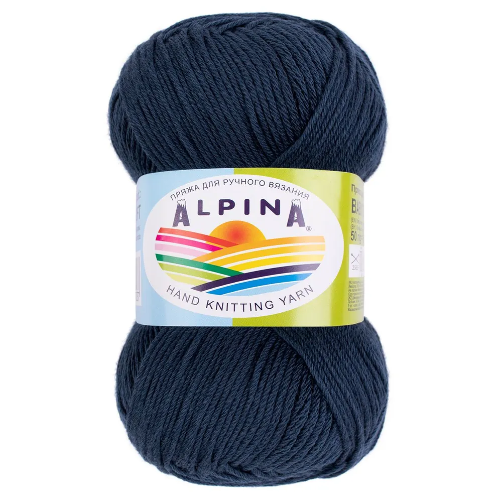 Пряжа ALPINA BABY SUPER SOFT 50% хлопок, 50% бамбук 10 шт. х 50 г 150 м №16 джинсовый, Синий
Пряжа ALPINA BABY SUPER SOFT 50% хлопок, 50% бамбук 10 шт. х 50 г 150 м №16 джинсовый, Синий