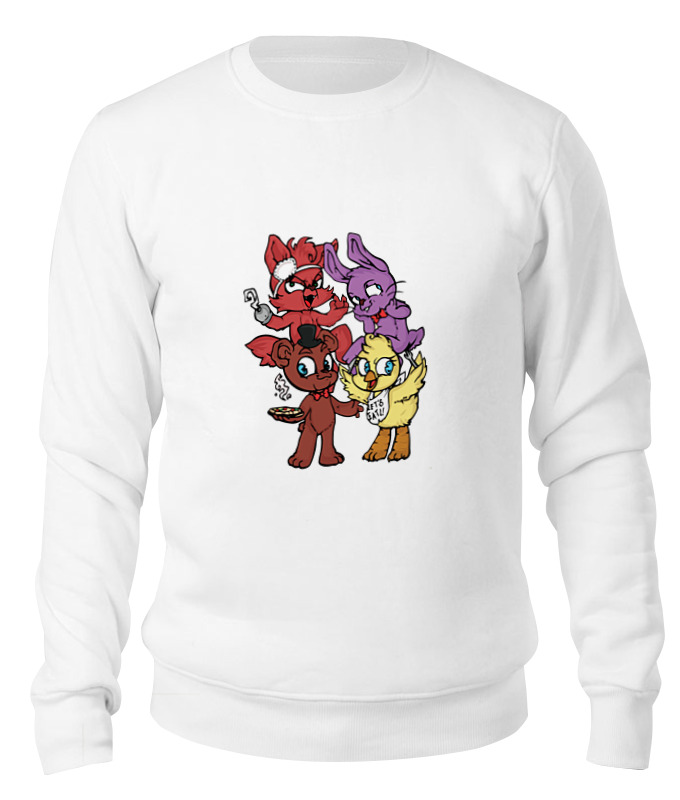 Свитшот унисекс Printio Пять ночей у фредди (five nights at freddy’s) белый XS, Пять ночей у фредди (five nights at freddy’s)
Свитшот унисекс Printio Пять ночей у фредди (five nights at freddy’s) белый XS, Пять ночей у фредди (five nights at freddy’s)