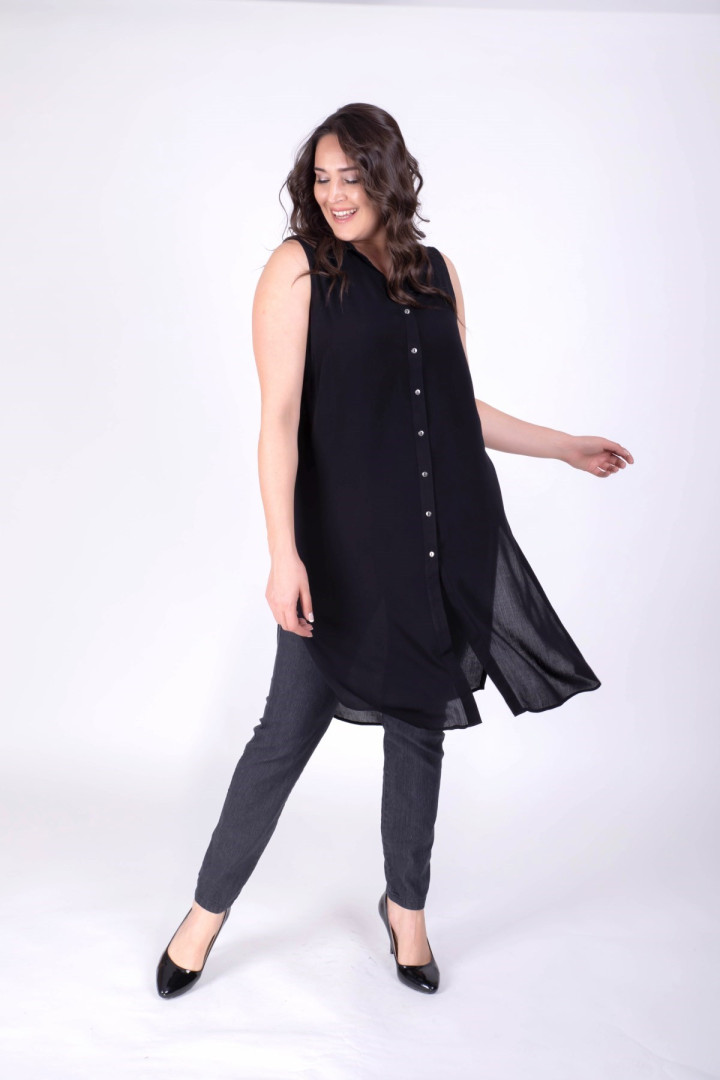 Туника женская My Line Moda 297 черная 50 RU (товары доставляются из-за рубежа), Черный, 297
Туника женская My Line Moda 297 черная 50 RU (товары доставляются из-за рубежа), Черный, 297