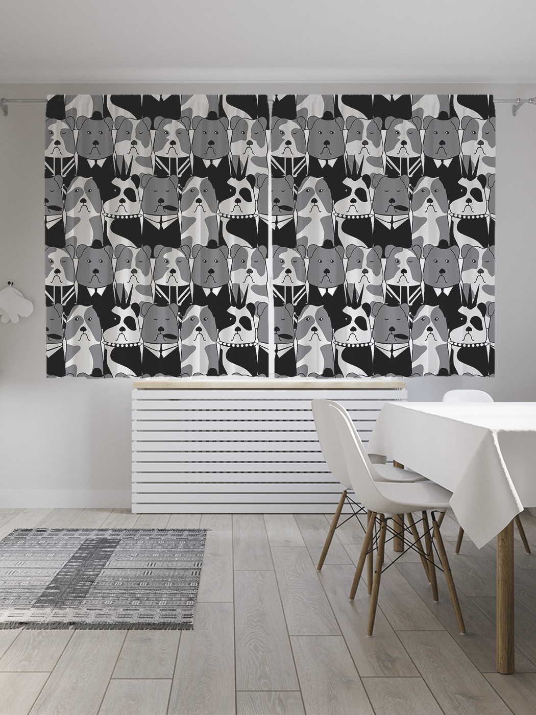 Классические шторы JoyArty "Ряды собак", серия Oxford DeLux, 2 полотна 145x180 см, Ряды собак
Классические шторы JoyArty "Ряды собак", серия Oxford DeLux, 2 полотна 145x180 см, Ряды собак