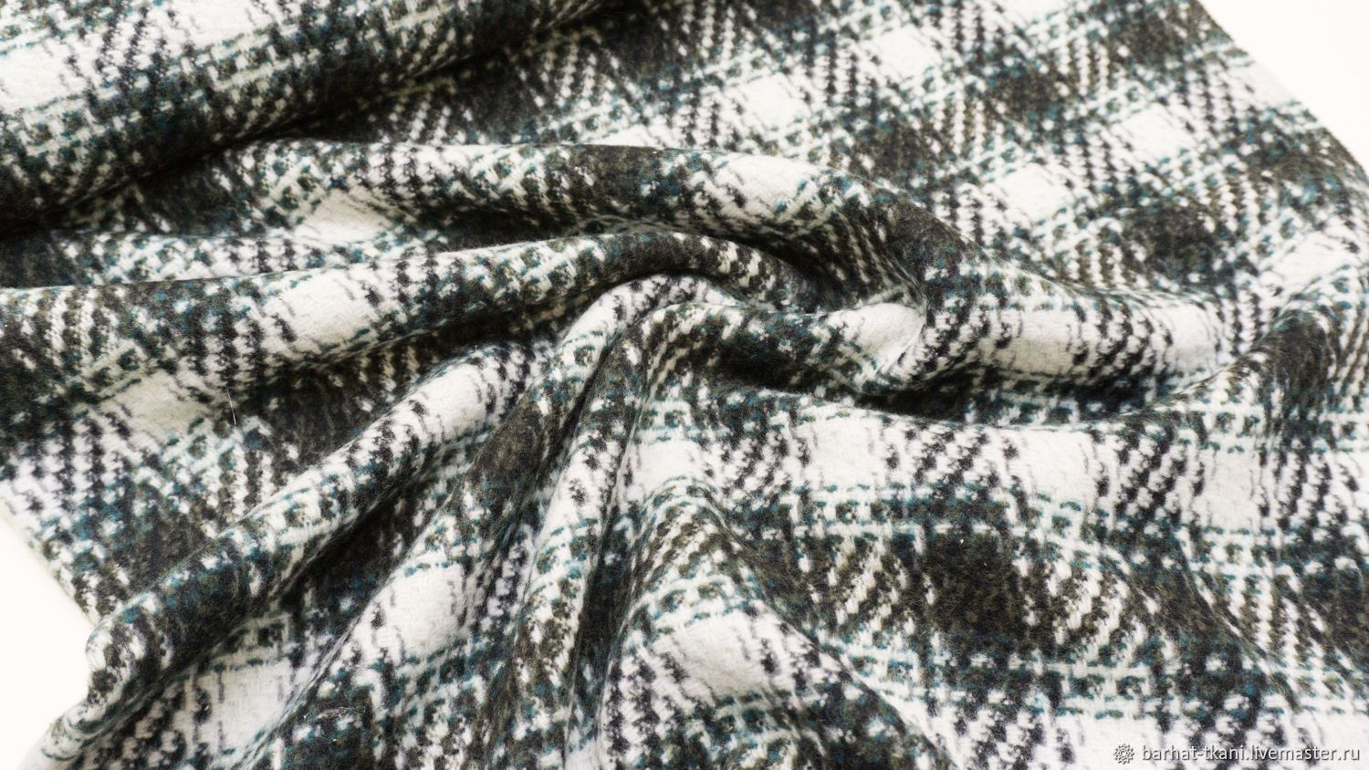 Ткань UNOFABRIC COD649 пальтовая в клетку белая. Ткань для шитья 100x150 см, Белый;черный
Ткань UNOFABRIC COD649 пальтовая в клетку белая. Ткань для шитья 100x150 см, Белый;черный