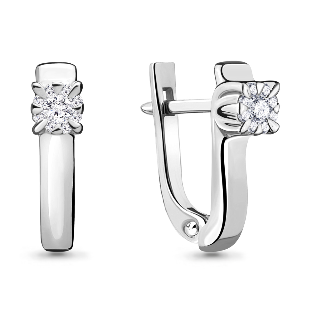 Серьги из белого золота с бриллиантом Aquamarine Aquamarine 941811_585_бз, 941811_585_бз
Серьги из белого золота с бриллиантом Aquamarine Aquamarine 941811_585_бз, 941811_585_бз