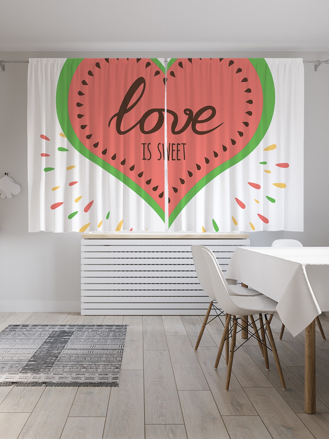 Классические шторы JoyArty "Сладкая любовь", серия Oxford DeLux, 2 полотна 145x180 см, Сладкая любовь 
Классические шторы JoyArty "Сладкая любовь", серия Oxford DeLux, 2 полотна 145x180 см, Сладкая любовь