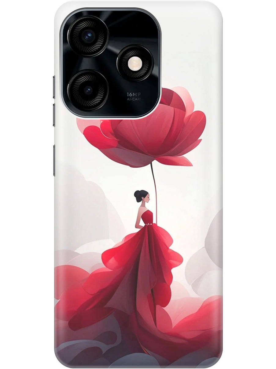 Силиконовый чехол на Tecno Spark 10 / 10C с рисунком "Цветочная девушка в красном", Белый;красный, 20000765
Силиконовый чехол на Tecno Spark 10 / 10C с рисунком "Цветочная девушка в красном", Белый;красный, 20000765