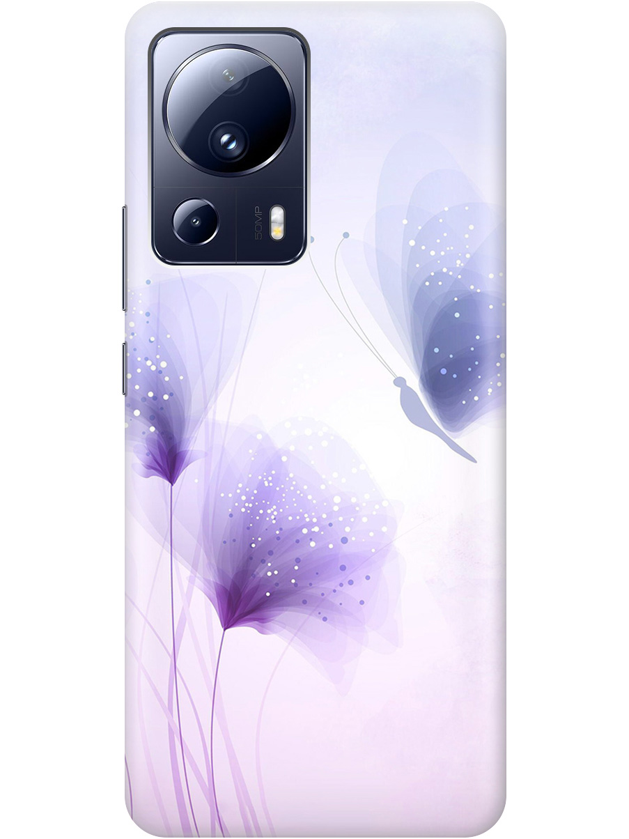 Силиконовый чехол на Xiaomi 13 Lite с принтом "Бабочка и фиолетовые цветы" прозрачный, Фиолетовый, 20010502
Силиконовый чехол на Xiaomi 13 Lite с принтом "Бабочка и фиолетовые цветы" прозрачный, Фиолетовый, 20010502