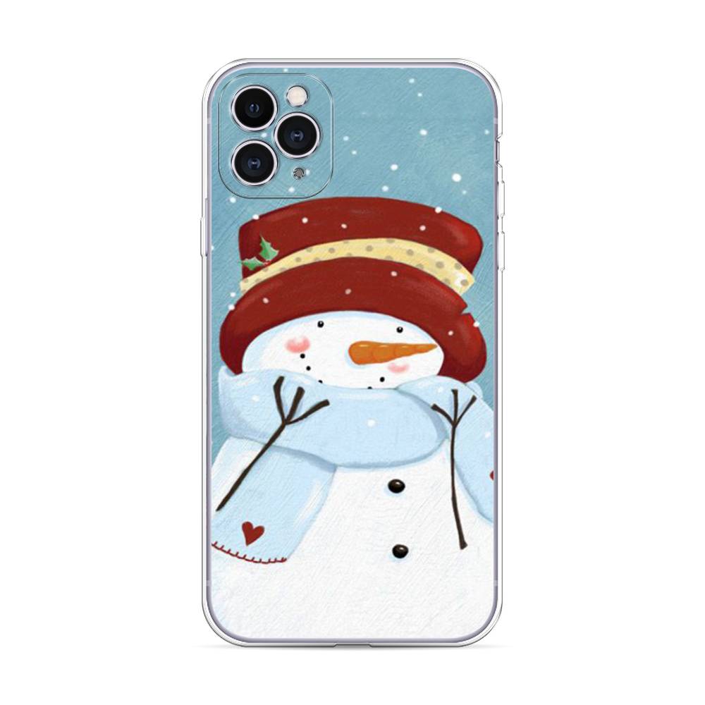Чехол для Apple iPhone 11 Pro Max "Застенчивый снеговик", Голубой;белый;красный, 12250-5
Чехол для Apple iPhone 11 Pro Max "Застенчивый снеговик", Голубой;белый;красный, 12250-5
