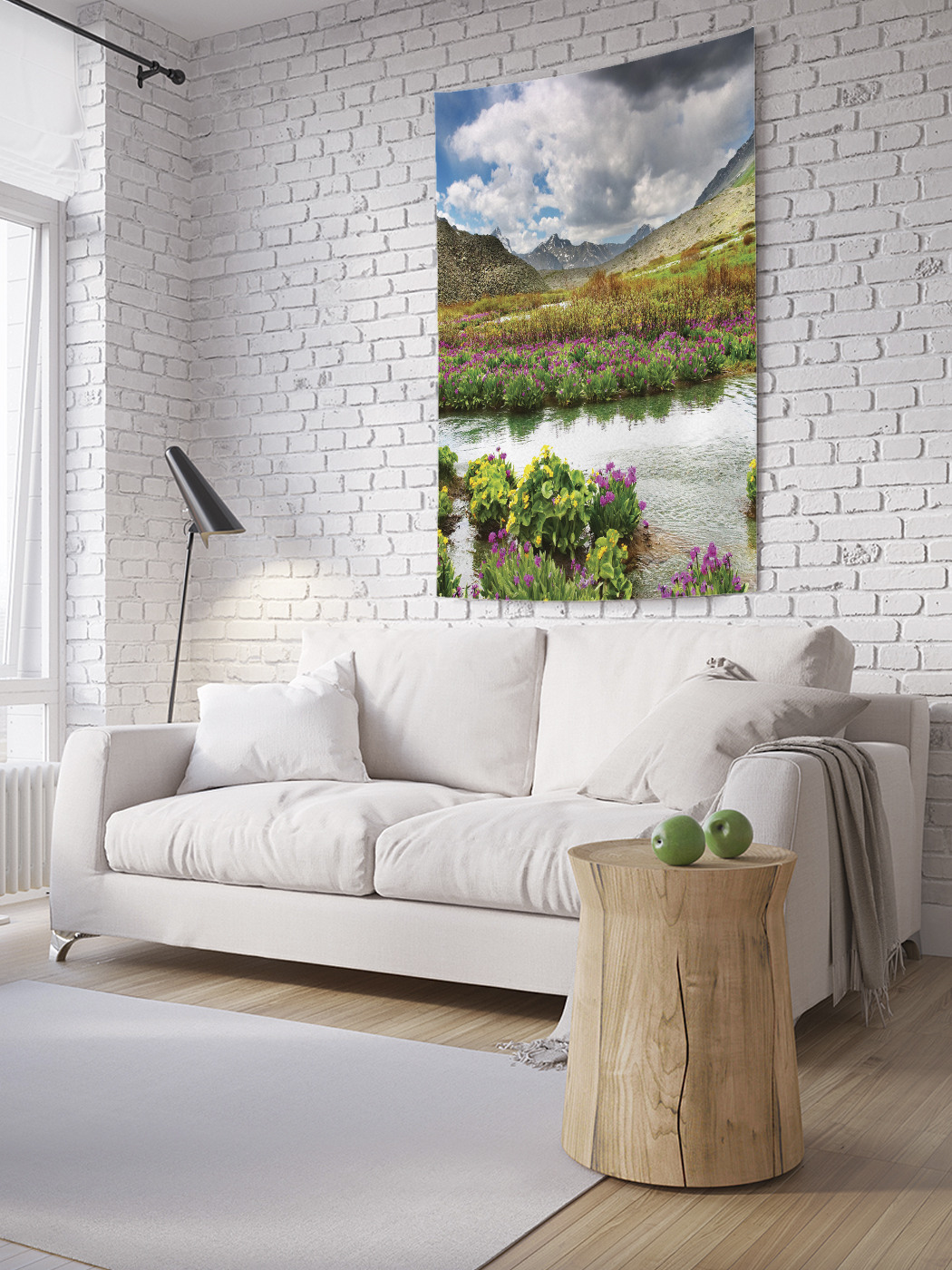 Вертикальное фотопанно на стену JoyArty Горный пейзаж с цветами 100x150 см, Горный пейзаж с цветами
Вертикальное фотопанно на стену JoyArty Горный пейзаж с цветами 100x150 см, Горный пейзаж с цветами