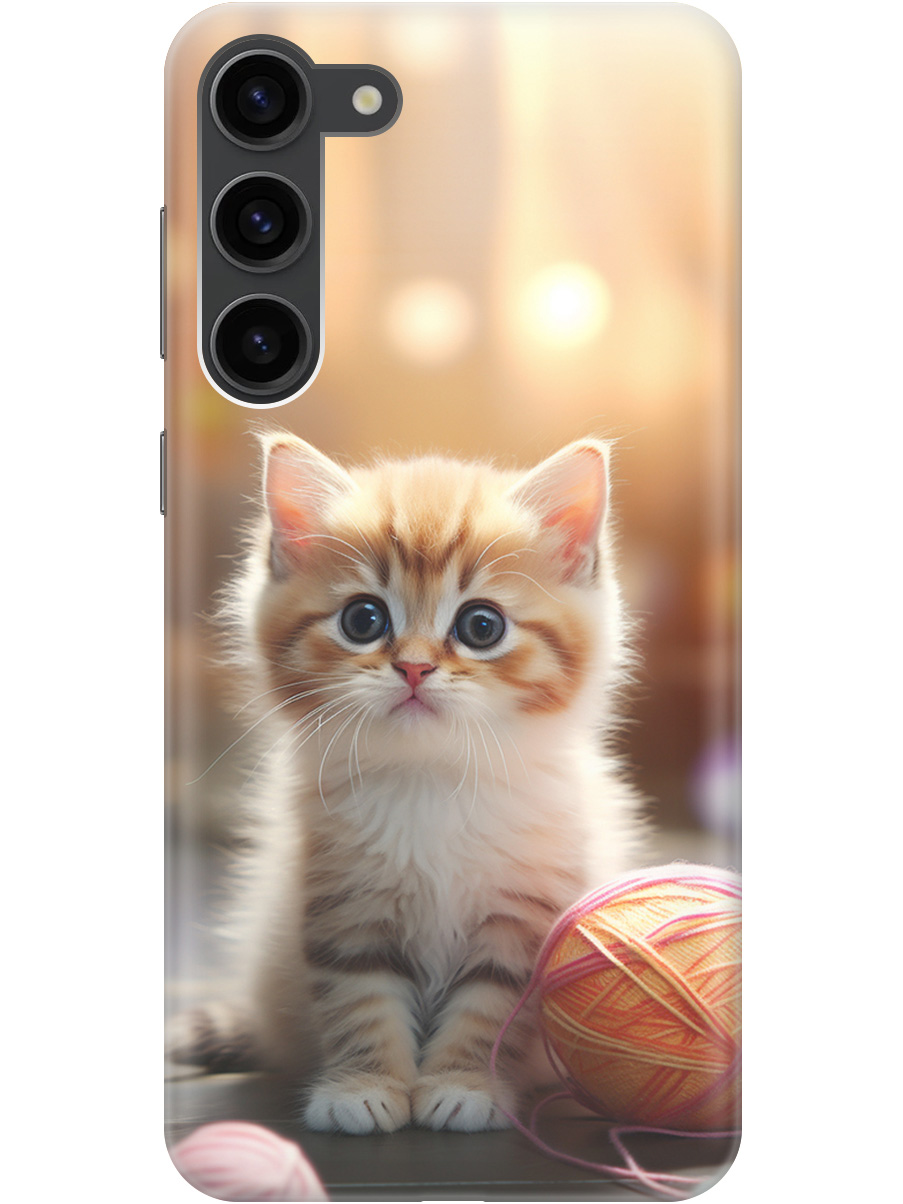 Силиконовый чехол на Samsung Galaxy S23+ с принтом "Котенок и нити" прозрачный, Белый;желтый;розовый, 20010445
Силиконовый чехол на Samsung Galaxy S23+ с принтом "Котенок и нити" прозрачный, Белый;желтый;розовый, 20010445