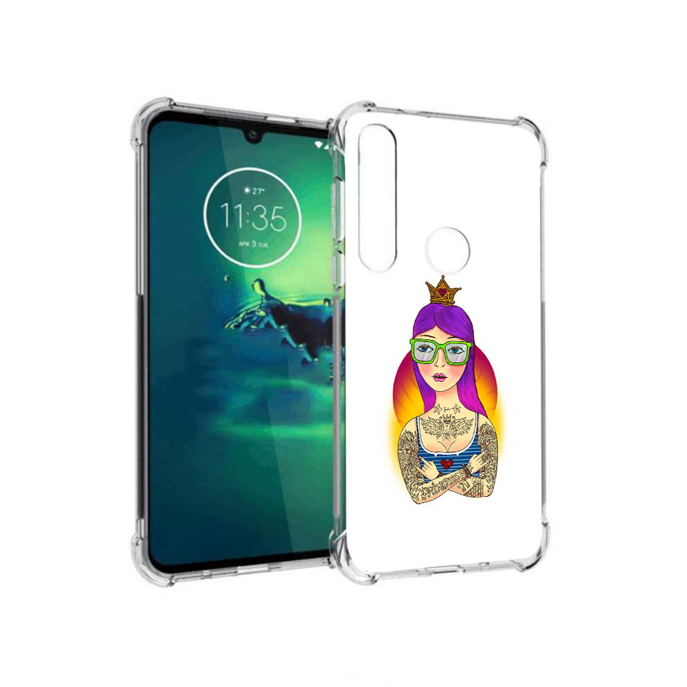 Чехол MyPads Tocco для Motorola Moto G8 Plus девушка в татуировках с короной, Прозрачный, Tocco
Чехол MyPads Tocco для Motorola Moto G8 Plus девушка в татуировках с короной, Прозрачный, Tocco