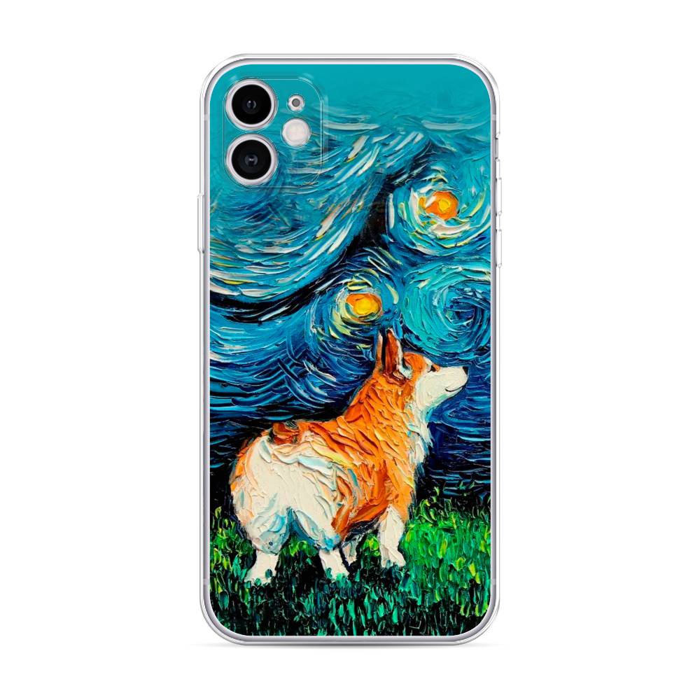 Чехол для Apple iPhone 11 "Корги звёздная ночь", Коричневый;белый;зеленый, 12150-1
Чехол для Apple iPhone 11 "Корги звёздная ночь", Коричневый;белый;зеленый, 12150-1