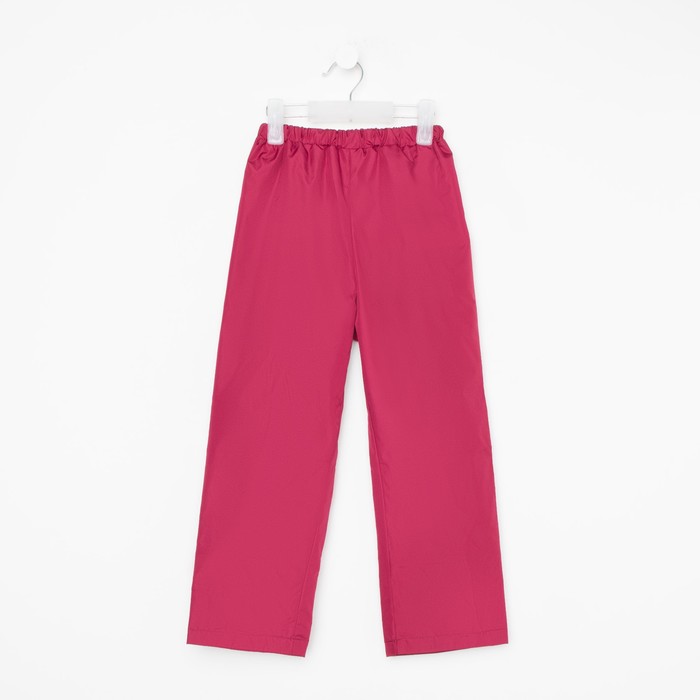 Брюки детские, цвет бордовый, рост 116 см
Брюки детские, цвет бордовый, рост 116 см