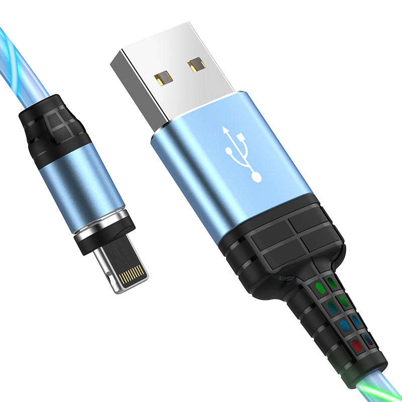 Кабель HOCO U90 Ingenious streamer USB - Lightning, 2 А, 1 м, синий, U90 Ingenious streamer
Кабель HOCO U90 Ingenious streamer USB - Lightning, 2 А, 1 м, синий, U90 Ingenious streamer