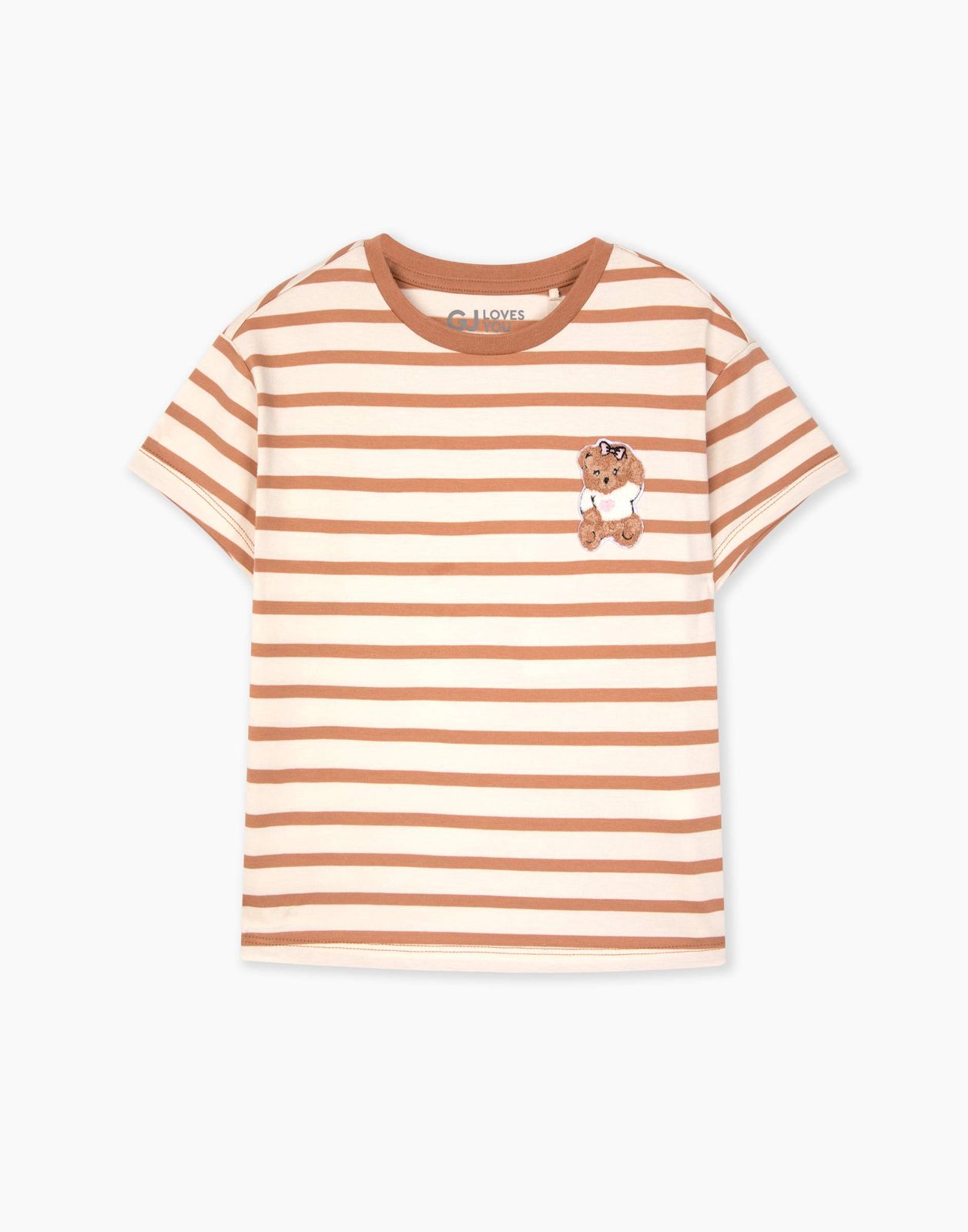 Футболка для девочки Gloria Jeans GKT022097 молочный/коричневый 4-6л/116, Бежевый;коричневый, GKT022097
Футболка для девочки Gloria Jeans GKT022097 молочный/коричневый 4-6л/116, Бежевый;коричневый, GKT022097