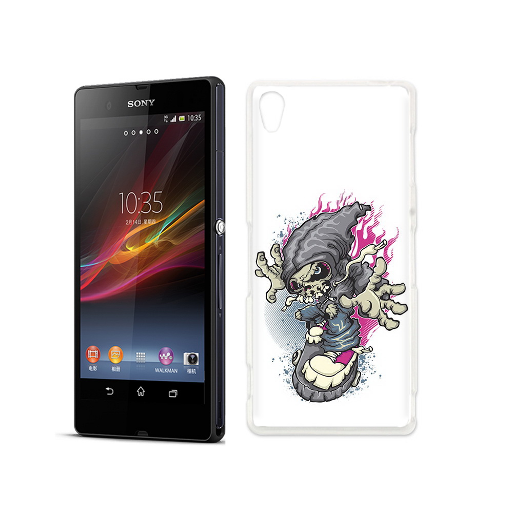 Чехол MyPads Tocco для Sony Xperia Z нарисованный скелет на скейт борде, Прозрачный, Tocco
Чехол MyPads Tocco для Sony Xperia Z нарисованный скелет на скейт борде, Прозрачный, Tocco