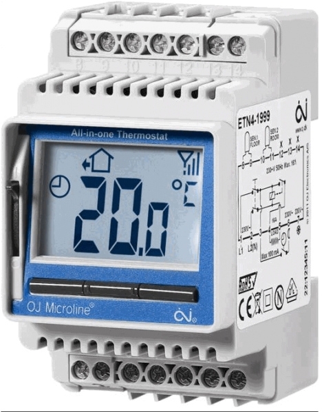 THERMO ETN4-1999 термостат для теплого пола в помещении и уличных антиобледенительных
THERMO ETN4-1999 термостат для теплого пола в помещении и уличных антиобледенительных