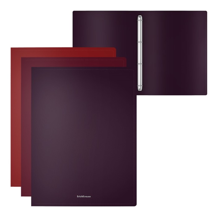 Папка на 4 кольцах A4, ErichKrause Matt Blackberry Marsala, ароматизированная, 24 мм, 600
Папка на 4 кольцах A4, ErichKrause Matt Blackberry Marsala, ароматизированная, 24 мм, 600