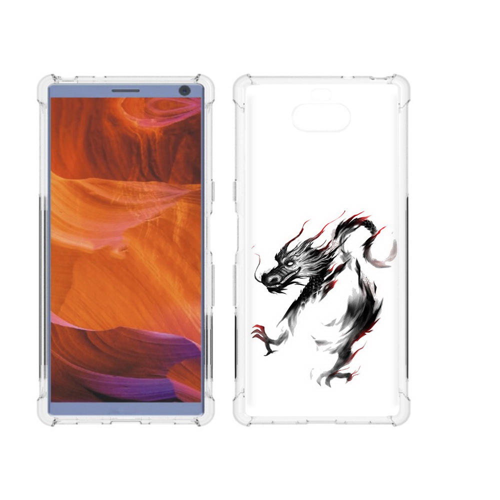 Чехол MyPads Tocco для Sony Xperia 10 Plus черный дракон, Прозрачный, Tocco
Чехол MyPads Tocco для Sony Xperia 10 Plus черный дракон, Прозрачный, Tocco