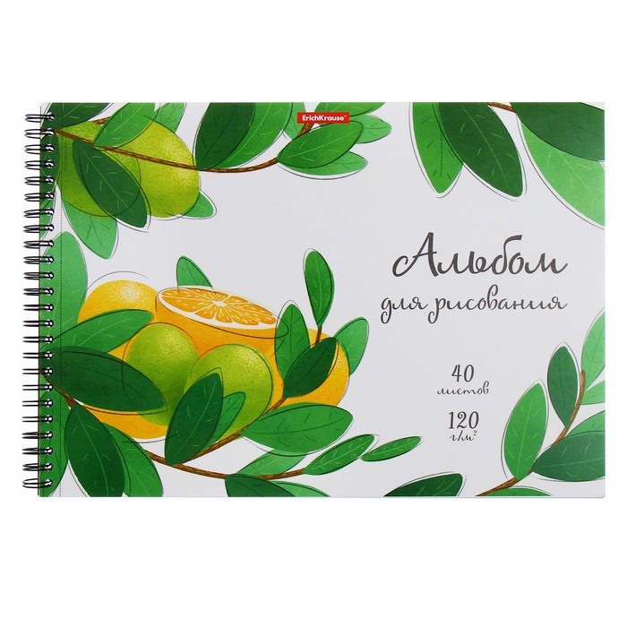 Альбом для рисования А4, 40 листов на спирали, ErichKrause Juicy Fruits, плотность 120 г/м
Альбом для рисования А4, 40 листов на спирали, ErichKrause Juicy Fruits, плотность 120 г/м