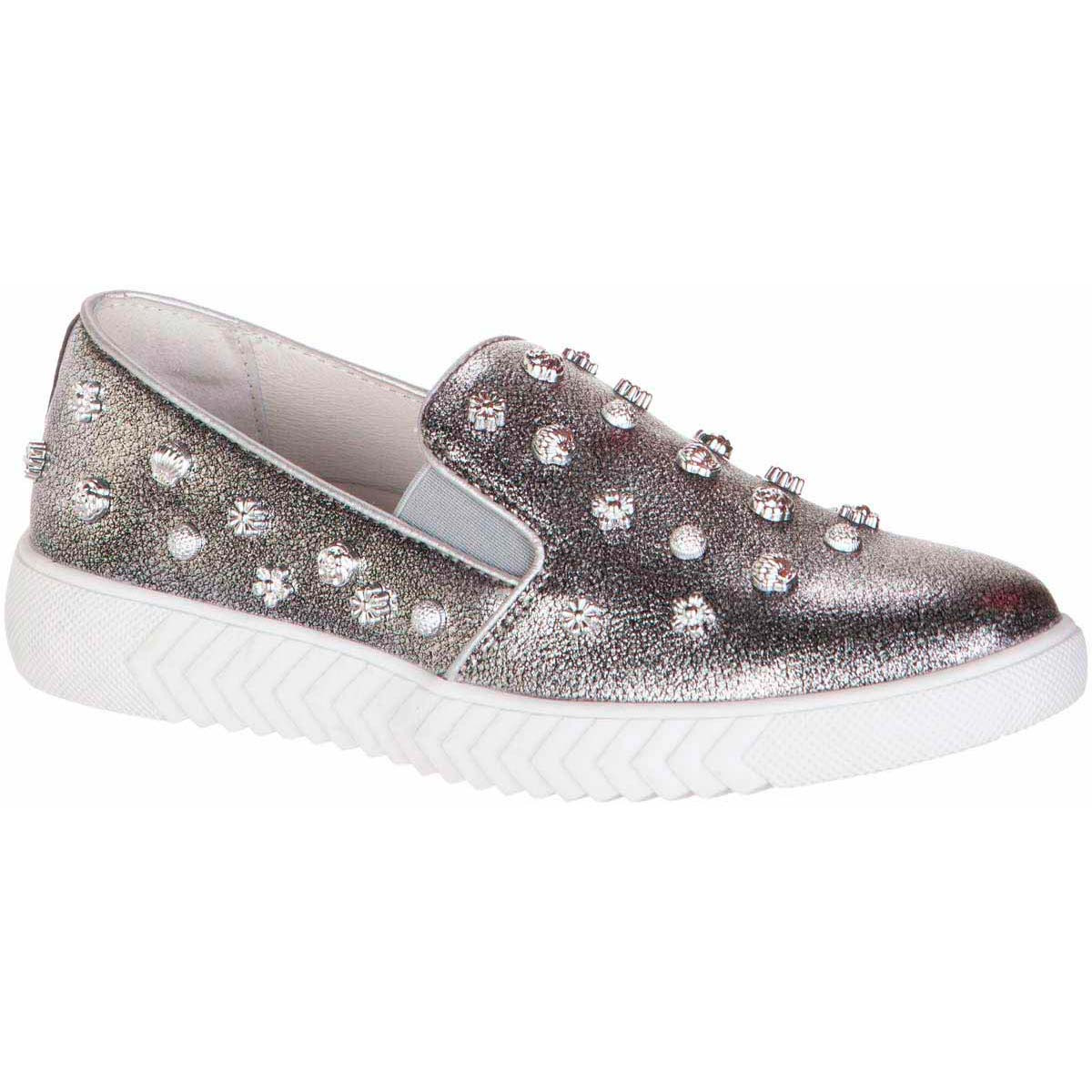 фото Слипоны детские kapika 24510п цв.т.серый р.36 ru