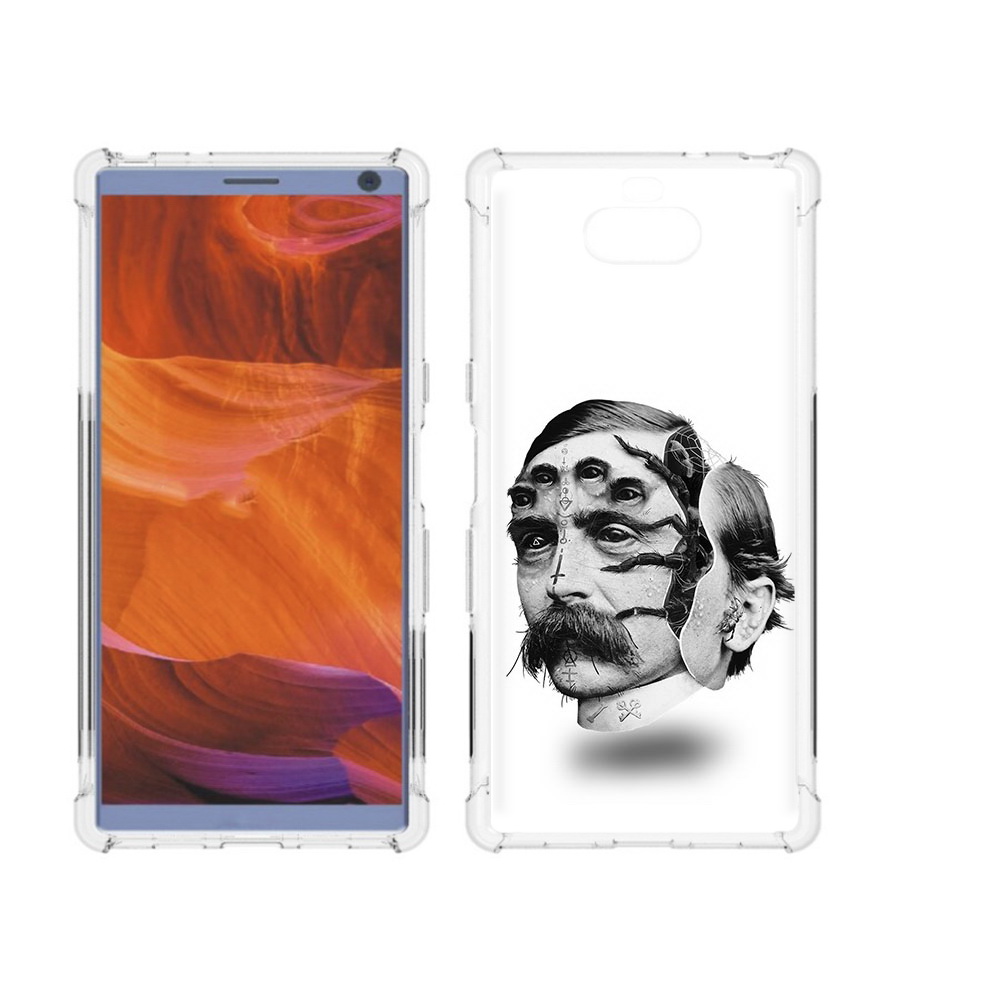 Чехол MyPads Tocco для Sony Xperia 10 Plus страшное лицо мужчины, Прозрачный, Tocco
Чехол MyPads Tocco для Sony Xperia 10 Plus страшное лицо мужчины, Прозрачный, Tocco