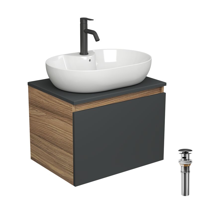 Комплект для ванной: тумба Blackwood 60 Раковина BAU 60х42, смеситель Dream Black, выпуск, Черный, BD1060-BL_NS0005
Комплект для ванной: тумба Blackwood 60 Раковина BAU 60х42, смеситель Dream Black, выпуск, Черный, BD1060-BL_NS0005