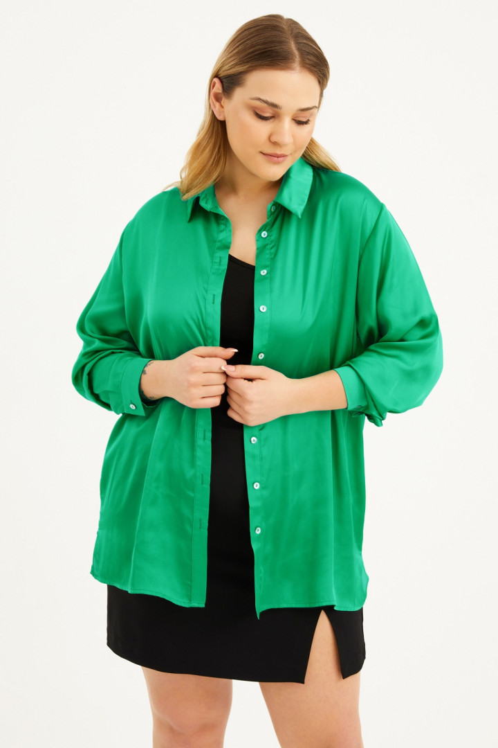 Рубашка женская My Line Moda 1481 зеленая 42 RU (товары доставляются из-за рубежа), 1481
Рубашка женская My Line Moda 1481 зеленая 42 RU (товары доставляются из-за рубежа), 1481