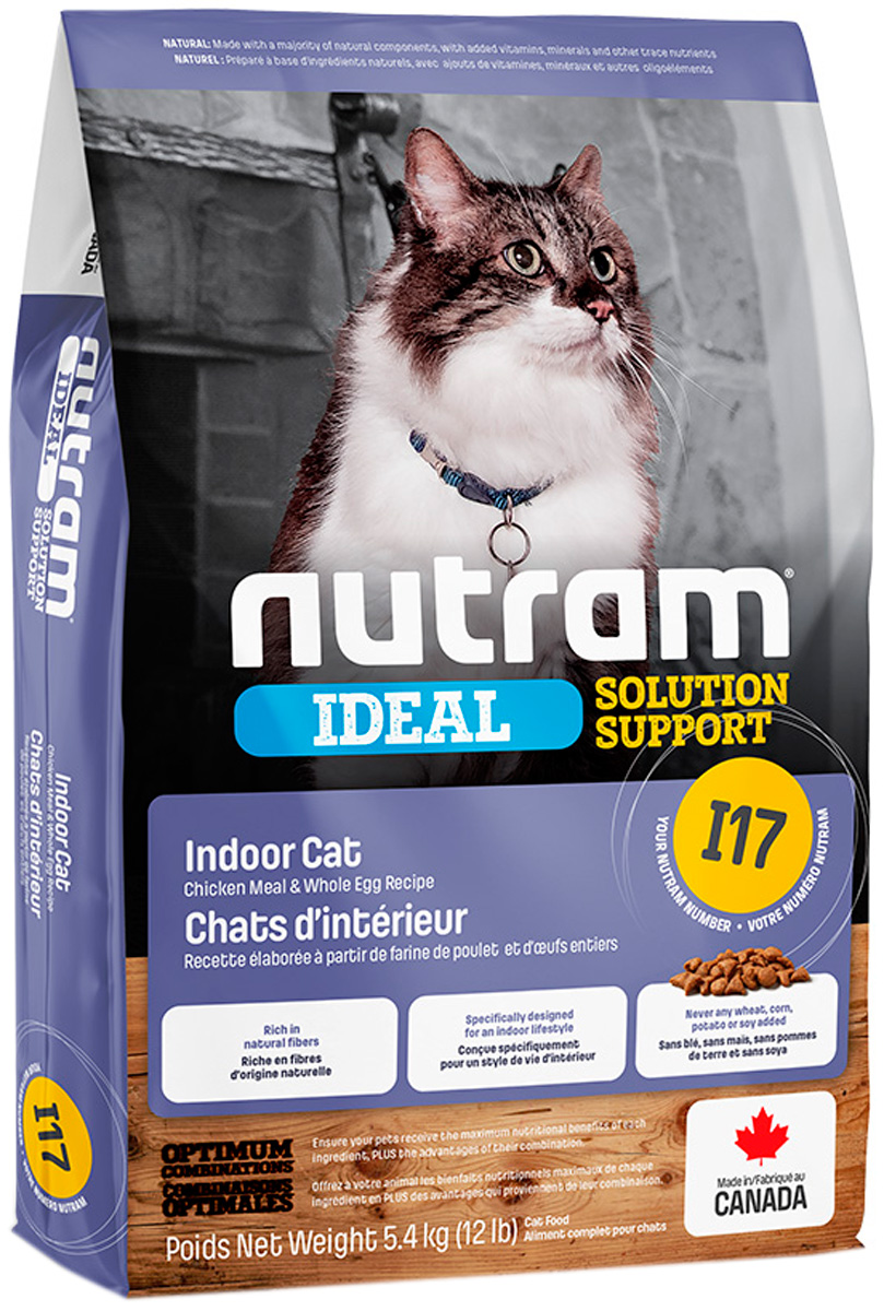 Сухой корм для кошек Nutram Indoor, для домашних привередливых, домашняя птица, 0,4кг, IDEAL Solution Support Indoor
Сухой корм для кошек Nutram Indoor, для домашних привередливых, домашняя птица, 0,4кг, IDEAL Solution Support Indoor