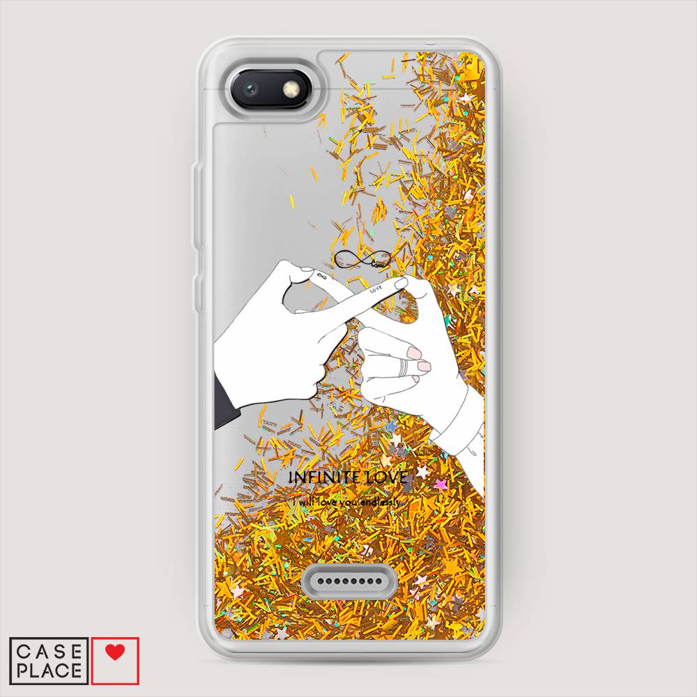 Жидкий чехол с блестками "Любовь навсегда" на Xiaomi Redmi 6A, 34190-1 
Жидкий чехол с блестками "Любовь навсегда" на Xiaomi Redmi 6A, 34190-1