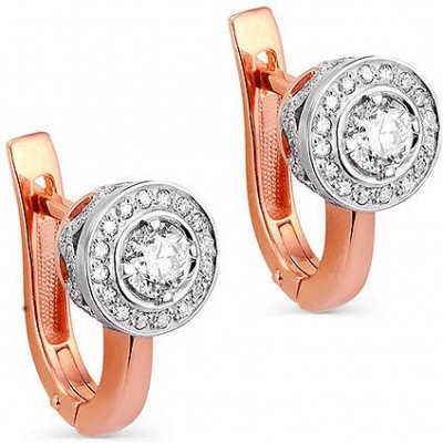 Серьги из красного золота с бриллиантом Kabarovsky 12-0392-1000, 12-0392-1000 
Серьги из красного золота с бриллиантом Kabarovsky 12-0392-1000, 12-0392-1000