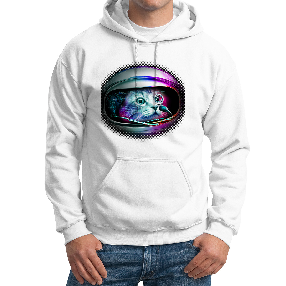 Худи унисекс CoolPodarok Кот скафандр формулы белое 60 RU, 0M015754 
Худи унисекс CoolPodarok Кот скафандр формулы белое 60 RU, 0M015754