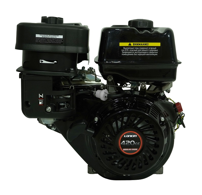Двигатель бензиновый Loncin G420FA (A type) D25 (15л.с., 420куб.см, вал 25мм), G420FA
Двигатель бензиновый Loncin G420FA (A type) D25 (15л.с., 420куб.см, вал 25мм), G420FA