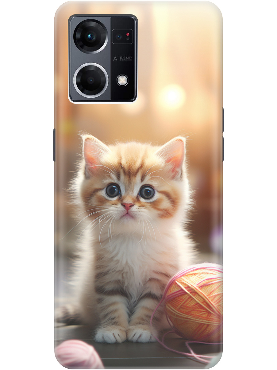 Силиконовый чехол на OPPO Reno7 с принтом "Котенок и нити" прозрачный, Белый;желтый;розовый, 20010379
Силиконовый чехол на OPPO Reno7 с принтом "Котенок и нити" прозрачный, Белый;желтый;розовый, 20010379