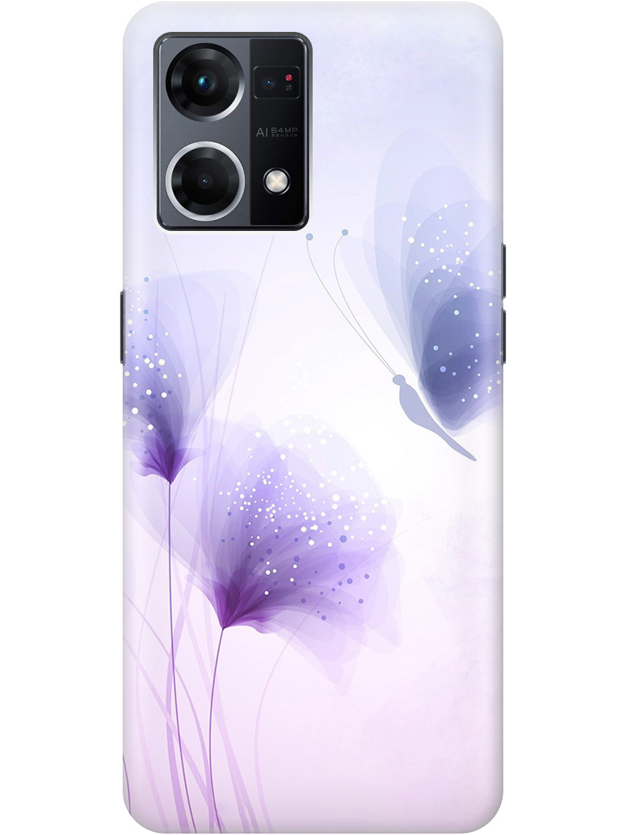 Силиконовый чехол на OPPO Reno7 с принтом "Бабочка и фиолетовые цветы" прозрачный, Фиолетовый, 20010379
Силиконовый чехол на OPPO Reno7 с принтом "Бабочка и фиолетовые цветы" прозрачный, Фиолетовый, 20010379