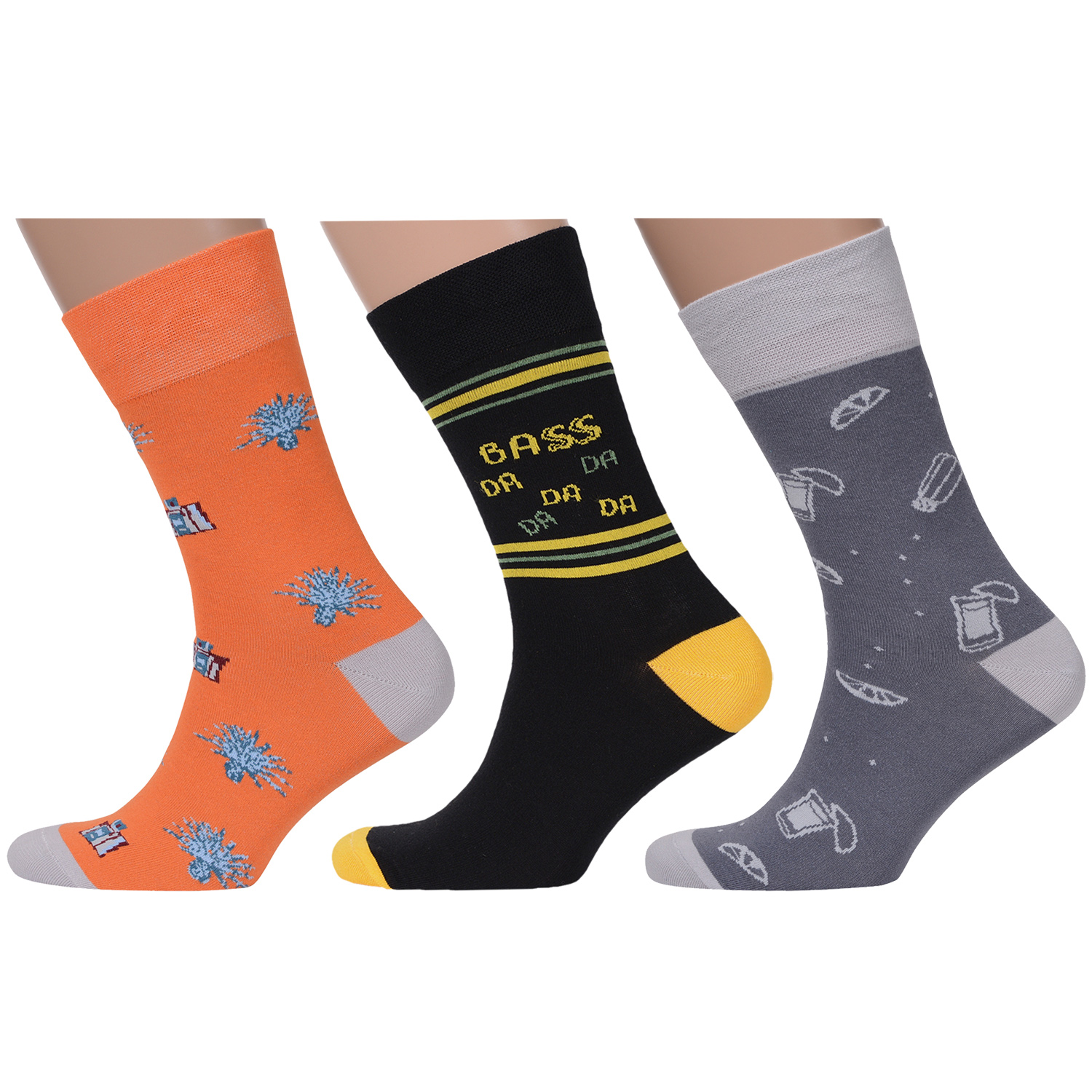 Комплект носков мужских MoscowSocksClub msk3-М37 оранжевых; серых; черных; желтых 25, msk3-М37
Комплект носков мужских MoscowSocksClub msk3-М37 оранжевых; серых; черных; желтых 25, msk3-М37
