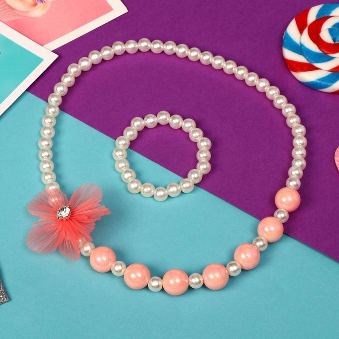 Набор детский "Выбражулька" 2 предмета: бусы, браслет, бусины и цветы, цвет МИКС, Коллекция "Цветы"
Набор детский "Выбражулька" 2 предмета: бусы, браслет, бусины и цветы, цвет МИКС, Коллекция "Цветы"