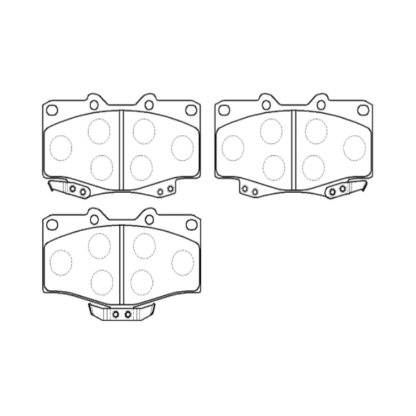 Колодки тормозные дисковые передн TOYOTA: 4 RUNNER 96-02, TACOMA 95-06, HILUX 88-02, LAND
Колодки тормозные дисковые передн TOYOTA: 4 RUNNER 96-02, TACOMA 95-06, HILUX 88-02, LAND