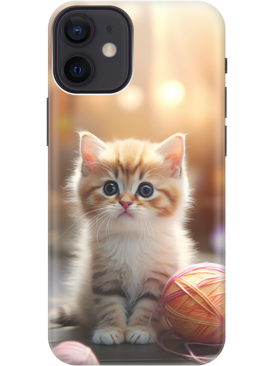 Силиконовый чехол на Apple iPhone 12 Mini с принтом "Котенок и нити" прозрачный, Белый;желтый;розовый, 20010253
Силиконовый чехол на Apple iPhone 12 Mini с принтом "Котенок и нити" прозрачный, Белый;желтый;розовый, 20010253