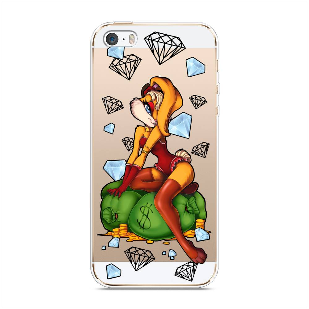 Чехол на Apple iPhone 5 "Лола Банни с бриллиантами", Красный;оранжевый;зеленый, 10350-6
Чехол на Apple iPhone 5 "Лола Банни с бриллиантами", Красный;оранжевый;зеленый, 10350-6