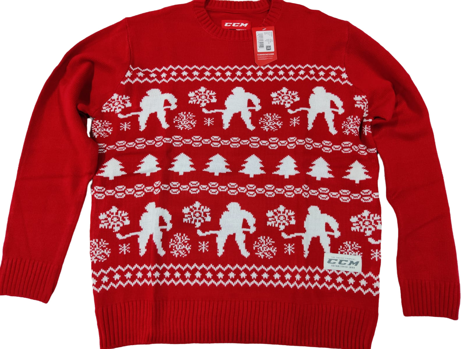 Джемпер мужской CCM HOLIDAY UGLY SWEATER SR Black S красный S, HOLIDAY UGLY SWEATER SR Black S
Джемпер мужской CCM HOLIDAY UGLY SWEATER SR Black S красный S, HOLIDAY UGLY SWEATER SR Black S
