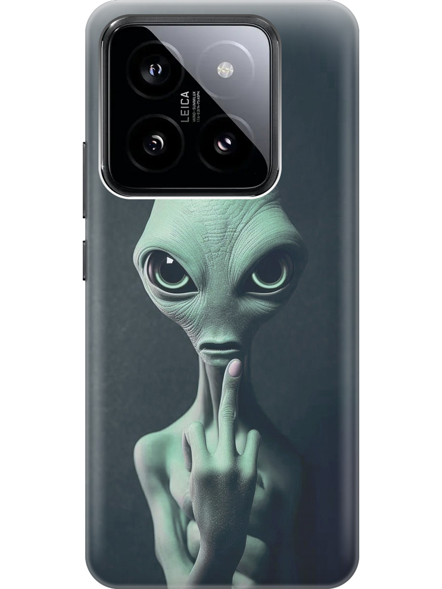 Силиконовый чехол на Xiaomi 14 Pro с рисунком "Инопланетный фак", Зеленый;синий;черный, 20012090
Силиконовый чехол на Xiaomi 14 Pro с рисунком "Инопланетный фак", Зеленый;синий;черный, 20012090