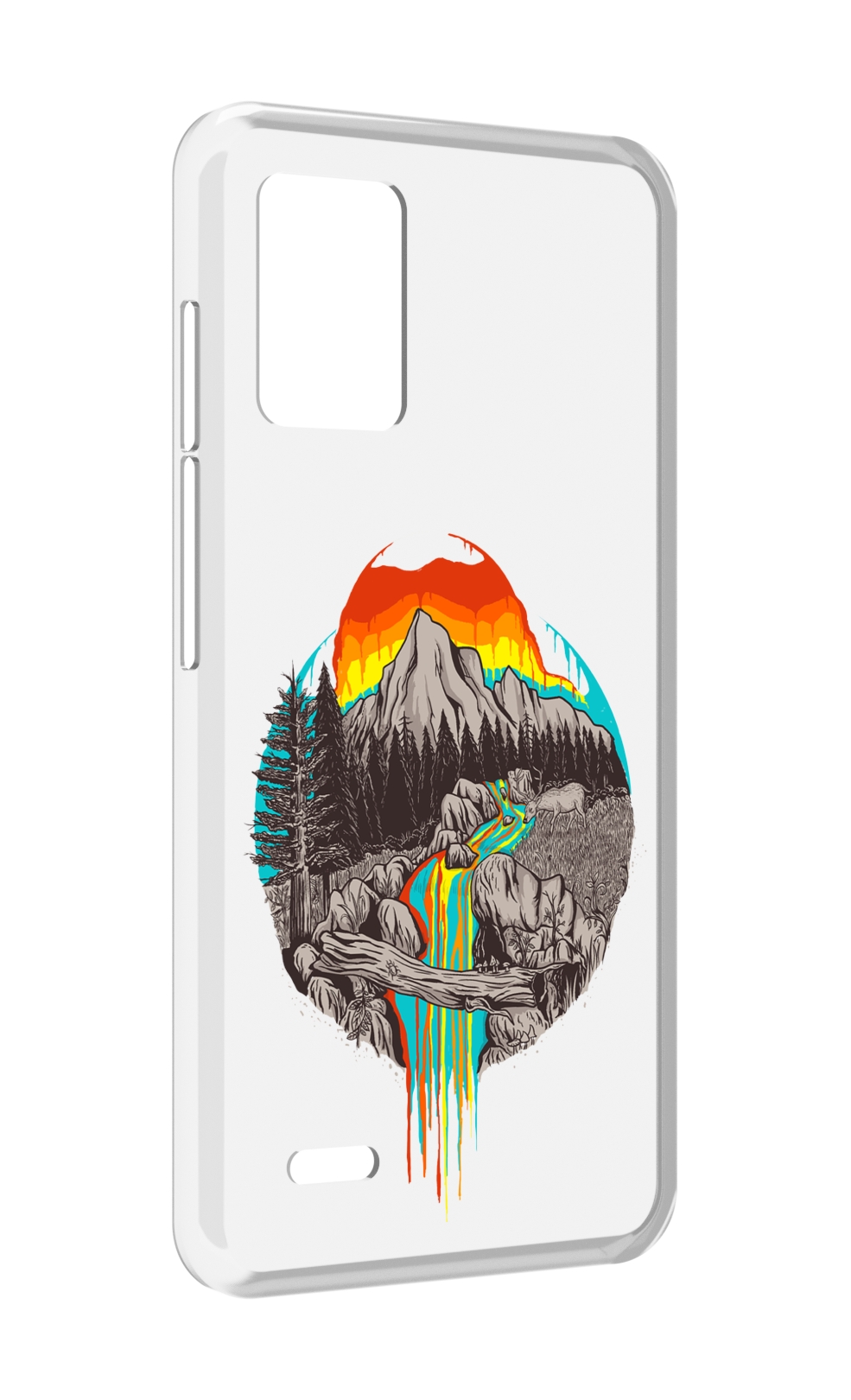 Чехол MyPads Радужный водопад для UMIDIGI Bison X10S / Bison X10G, Прозрачный, Tocco 
Чехол MyPads Радужный водопад для UMIDIGI Bison X10S / Bison X10G, Прозрачный, Tocco