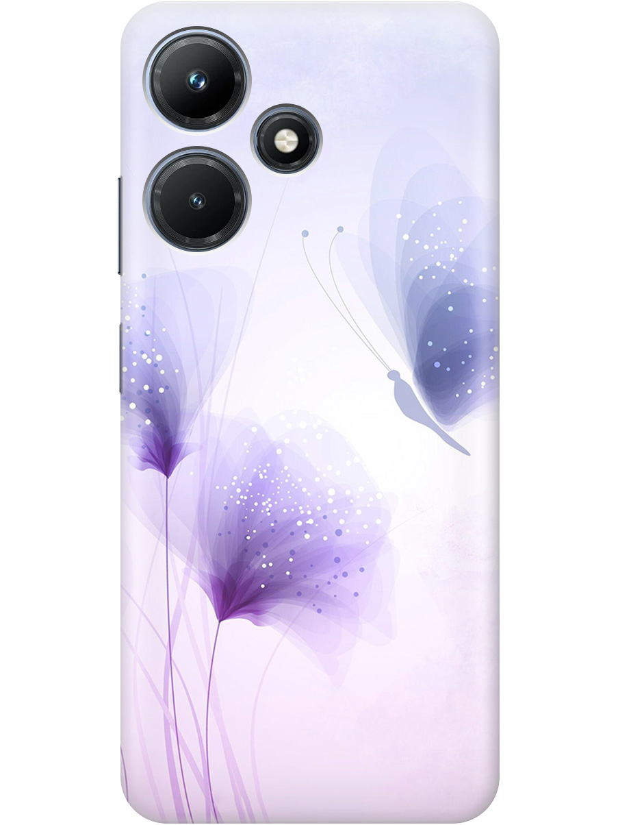 Силиконовый чехол на Infinix Hot 30i с принтом "Бабочка и фиолетовые цветы" прозрачный, Фиолетовый, 20010172
Силиконовый чехол на Infinix Hot 30i с принтом "Бабочка и фиолетовые цветы" прозрачный, Фиолетовый, 20010172
