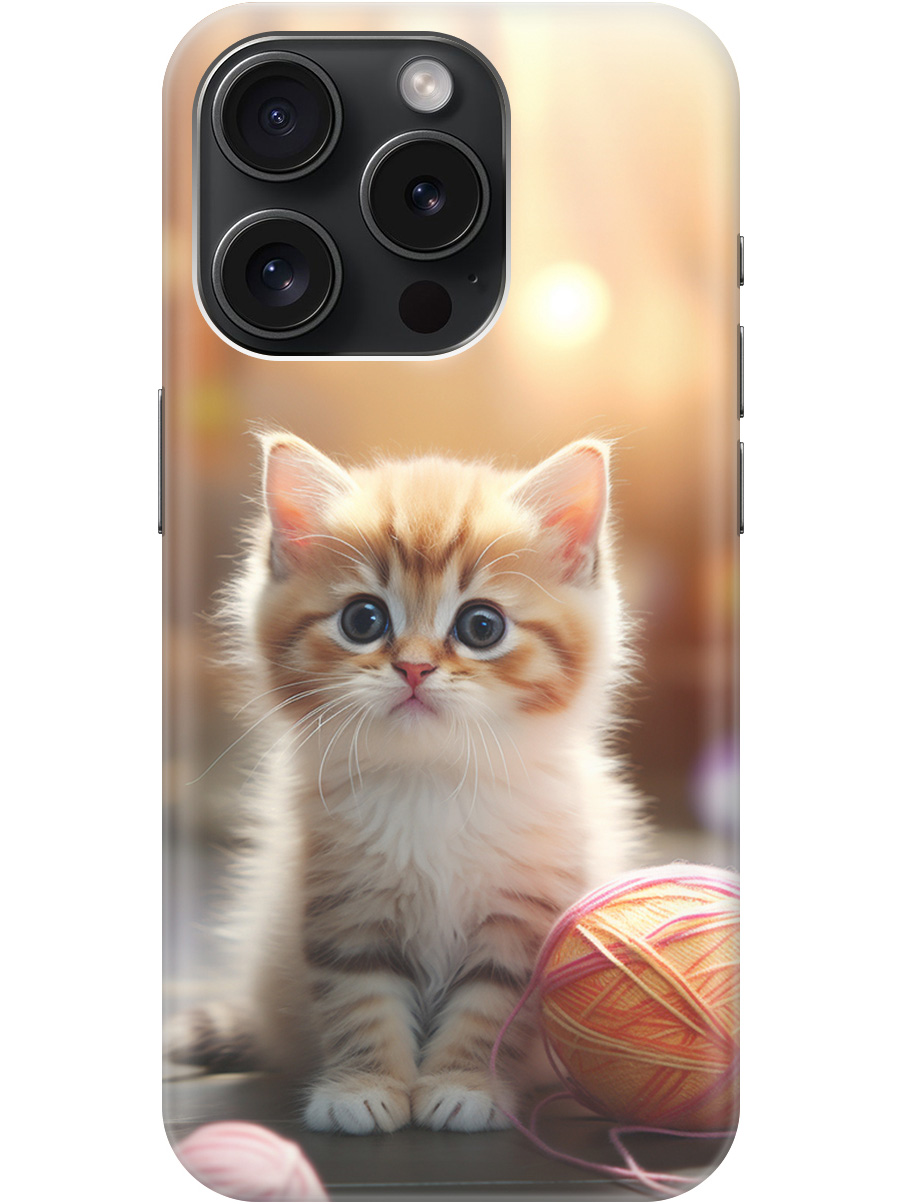 Силиконовый чехол на Apple iPhone 15 Pro с принтом "Котенок и нити" прозрачный, Белый;желтый;розовый, 20010157
Силиконовый чехол на Apple iPhone 15 Pro с принтом "Котенок и нити" прозрачный, Белый;желтый;розовый, 20010157